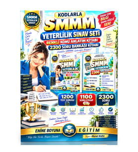 KODLARLA SMMM YETERLİLİK SINAV SETİ – Renkli Konu Anlatımı + 2300 Soruluk Soru Bankası