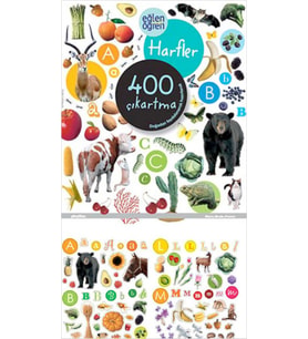 Eğlen Öğren - Harfler 400 Çıkartma