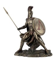 WISE Veronese Serisi-Wise Mitoloji & Tarih-MIZRAKLI LEONIDAS-26.5*17*34 CM.