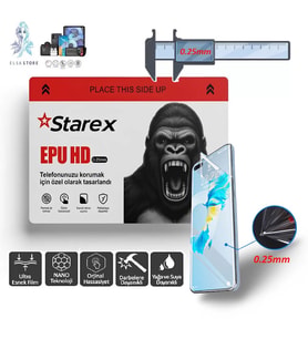 General Mobile GM 22S Uyumlu Nano Ekran Koruyucu Ultra İnce AF EPU - 0.25 mm HD STAREX