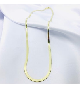 Gökdeniz 925 Gold Italyan Ezme Model Gümüş Kolye