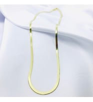 Gökdeniz 925 Gold Italyan Ezme Model Gümüş Kolye