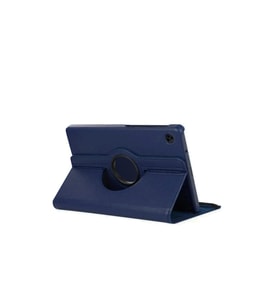 Galaxy Tab A11 360 Tablet Deri Kılıf - Lacivert