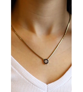 Çağla Model Altın Kolye (Sarı)