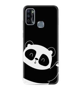 Infınıx Hot 9 Play Kılıf Silikon Desen Özel Seri Bay Bay Panda 1784