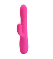 Şişirilebilir 7 Fonksiyonlu Titreşimli Silikon Vibratör - Douglas (Pembe)