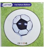 Siyah Beyaz Futbol Topu Folyo Balon