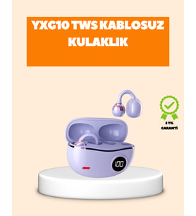 Yxg10 Klipsli Açık Kulaklık – Spor İçin Uygun, Aptx Ses, Ergonomik Yapı