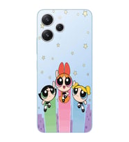 Xiaomi REDMI 12 Uyumlu Powerpuff Girls Desenli Şeffaf Telefon Kılıfı