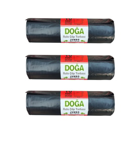 Ecoplast Battal Boy Çöp Torbası Poşeti - 500 Gr. - 90 Litre - 80 x 110 Cm / 10 Adetlik 3 Rulo