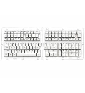 132 Tuş Universal Mekanik Klavye Tuş Takımı Kapağı Keycap Beyaz TR Layout Türkçe Dizilim