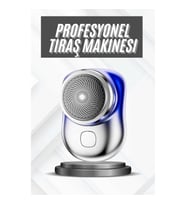 Mey İthalat® Elektrikli Mini Tıraş Makinesi,Taşınabilir USB Şarjlı Kablosuz Tıraş Makinesi