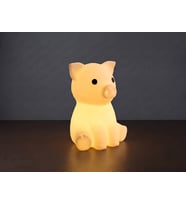 Riva Self Dekoratif Domuz Tasarımlı 3D Baskı Tealight Mumluk / Ambiyans Aydınlatma