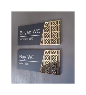 Luxury Mat Antrasit Seri WC Yönlendirme Seti