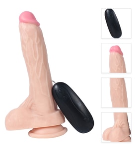 Dildo Series Dragon 21 Cm 10 Modlu Titreşimli Realistik Penis