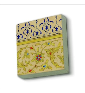 Desen Baskılı Doğaltaş  Magnet(KD-048)Buzdolabı Süsü