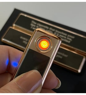 Usb Şarjlı Elektronik Çakmak, Üzerine Dilediğinizi Yazdırabileceğiniz Lazer Yazılı USB Çakmak