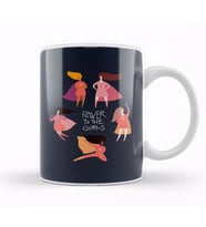Power To The Girls Hero Capes Kupa Bardak Porselen
