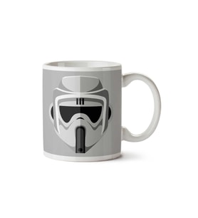 Star Wars Scout Trooper Biker Episode VI Return of the Jedi İki Tarafı Baskılı Kupa Bardak