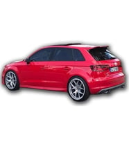 🚘 Audi A3 HB 2013-2017 Yan Marşpiyel (Plastik)  Sportif & Dayanıklı Yan Kaplama (Standart)