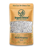 Organik Bitkim Beyaz Karabiber Tane 100 gr