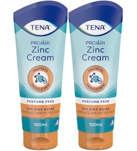 Tena Proskin Çinko Krem 100 ML (Yatan hastalar için Koruyucu - Onarıcı) (2 Li Set)