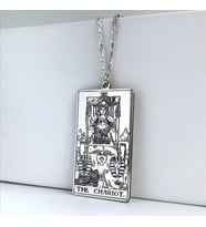 Kişiye Özel Tarot (The Chariot) Araba Kolye