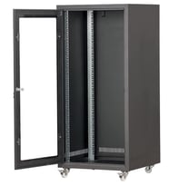 SETRACK 19'' 26U 600X600 TEKERLEKLİ CAMLI RACK KABİNET