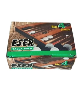 Tavla Pulu Yedek Eser No:4 Zar Hediyeli Plastik