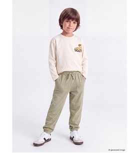 LCW Kids Yeşil Erkek Çocuk Jogger Eşofman Altı