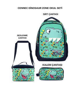 Cennec Dinosaur Zone 3’lü Okul Seti