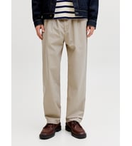 JACK JONES Erkek Rahat Bol Kesim Pantolon 12288514 (Bej)