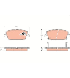 Honda Civic Hatcback Ön Fren Balatası 2005-2012