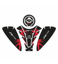 Yamaha R25 2019 Siyah-Kırmızı Tank Pad Set