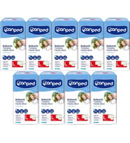 Canped Hasta Bezi Yetişkin Bel Bantlı Polietilen L-Large Büyük Boy 63 Adet (9PK*7)