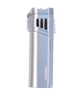 Cohiba 4 Torch Pürmüz Delici Gümüş Metal Puro Çakmağı