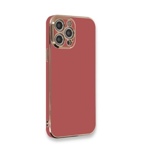 Apple İphone 12 Pro Kılıf Volet Silikon - Kırmızı