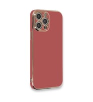 Apple İphone 12 Pro Kılıf Volet Silikon - Kırmızı