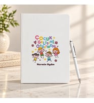 Çocuk Gelişimi Öğretmenine İsme Özel Defter ve Kalem Seti