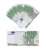 50 Adet 100 Euro Geçersiz Para Parti Şaka Düğün Oyun Parası Fim Dizi Çekimleri İçin (Yeşil)