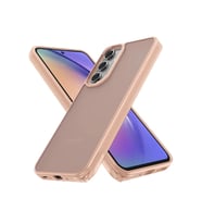 Newface Samsung Galaxy A05S Kılıf Elegant Kapak - Pudra
