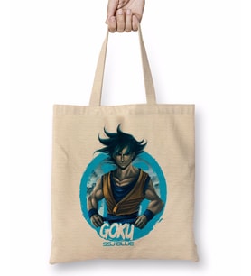 Goku Ssj Blue Bez Çanta Uzun Saplı