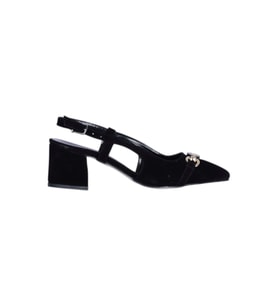 Ayışığı 2811 5Cm Slingback Mat Kadın Topuklu Ayakkabı