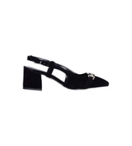 Ayışığı 2811 5Cm Slingback Mat Kadın Topuklu Ayakkabı