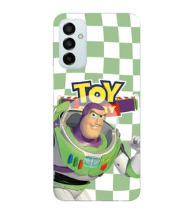 Samsung Galaxy M14 Uyumlu Toy Story Buzz Desenli Şeffaf Telefon Kılıfı
