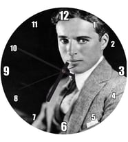 Cakatablo Genç Charles Chaplin'in 1889 1977 Duvar Saati