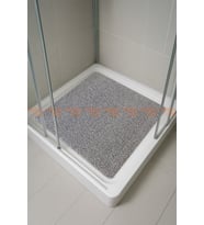 Banyo Paspası Duşa Kabin Paspası Su Sıçratmaz Paspas Kaydırmaz Paspas (70x70CM) (Gri)