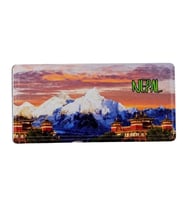 Nepal Temalı Plaka Magnet (Karışık)