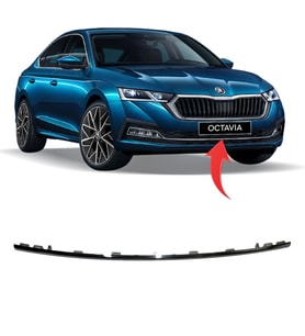 Skoda Octavia Ön Orta Izgara Kromu 2021 Sonrası 5E3853551 2ZZ