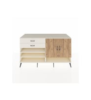 Kronos Konsol 4 Raflı 2 Çekmeceli 2 Kapaklı 176x59x99 Aytaşı-Çam/Aytaşı